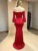 Vestido Largo Elegante de Sirena con Hombros Descubiertos Europeo y Americano AliExpress Amazon Comercio Transfronterizo Vestido de Noche