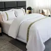 Funda de edredón blanca pura pieza única ropa de cama de hotel sarga engrosada duradera funda de edredón funda de edredón color sólido