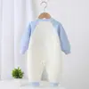 Nova Primavera Bebê de 0-1 Ano Manga Longa Desenho Animado Ventilador Coreano Chunqiu Macacão Saindo Coelho de Desenho Animado Escalada Moda