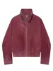 Comercio exterior transfronterizo ropa de mujer, estilo europeo y americano, chaqueta de aviador de cuero puro de cuello alto retro a la moda 6318252