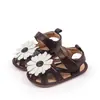 Sandalias para Bebés Niñas, Nuevos Zapatos de Verano para Niños Pequeños, Zapatos de Bebé con Flores, Zapatos Antideslizantes para Primeros Pasos, Transpirables y Cómodos
