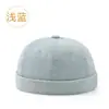 Sombrero de Piso Lavado Estilo Coreano Master Hat Pareja Compras Todo-partido Sombrero Viejo de Melón Sombrero de Marinero Rizado sin Frijol Moderno para Hombres y Mujeres