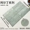 Azulejos de Caliza Travertina de Tira Larga Beige, Azulejos Hechos a Mano de Piedra Falsa, Azulejos para Pared de Baño, Azulejos para Pared y Piso de Comedor y Alojamiento
