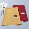 Delantal Corto Simple Repelente al Agua Catering Taslon Estampado Cocina Chef Medio Cintura Resistente al Aceite Suciedad Personalizado
