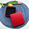 Serie de diamante rojo con textura caja de regalo caja de almacenamiento de joyería venta al por mayor directa de fábrica