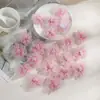 Flor de Rosca de Tecido Estéreo de 4,5cm Flor Artificial Material para Headdress de Cabelo, Grampo de Cabelo, Roupa, Chapéu de Palha, Acessórios de Flor