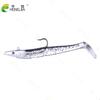 HENGJIA HENGJIA es anzuelo plomado señuelo blando cola de T 11CM19G señuelo artificial biónico señuelo blando plomo enrollado pez
