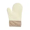 Horno de Cocción Aislamiento Térmico Resistente a Altas Temperaturas Anti-quemaduras Cocina Horno de Microondas Doméstico Antideslizante Engrosado Silicona Guantes Anti-quemaduras para Uso Doméstico
