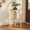 Estante para flores para sala de estar, estante de suelo para balcón, estante para flores de madera maciza simple y moderno, soporte de exhibición interior de múltiples capas
