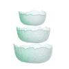 Estilo japonês Martelo Glacier Louça Criativa Lavagem de chá doméstica Phnom Penh Vidro transparente Bowl Set Sobremesa Salah Bowl Tamanho Grande