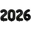 2026 Número 16 polegadas 32 polegadas 42 polegadas Conjunto de Balões de Número Ano do Cavalo Decoração de Celebração de Ano Novo Balões de Folha de Alumínio
