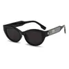 Gafas de sol pequeñas para mujer con montura estrecha estilo ojo de gato vintage 2024 gafas de sol ojo de gato de moda gafas de sol de moda venta al por mayor transfronteriza