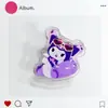 Boia de Natação Sanrio Clipe de PP Novo Clipe de Acrílico Doce e Fofo para Menina Clipe de Anotação de Desenho Animado Acrílico Dupla Face