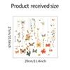 Fanqi fun-m106 pegatinas creativas de mariposas colgantes para inodoro, pegatinas de pared embellecedoras para baño, venta al por mayor