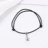 Tornozeleira e Pulseira Artesanais Vintage Estilo Praia Europeia e Americana Transfronteiriça, Presente Personalizado Simples Estilo Floresta para Casais e Melhores Amigos