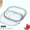 Plato para Escupir Huesos Plato de Basura Residuo de Comida para Mesa Familiar Plato para Bocadillos Grado Alimenticio Plato para Fruta Deshidratada Plato para Fruta Plato para Escupir Huesos Plato