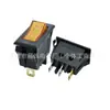 Interruptor de Barco Kcd3-B2 de 3 Pinos para Cartão Duplo com Luz Rocker em Forma de V Interruptor de Alimentação para Eletrodoméstico 16A250V
