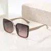 Nuevas Gafas de Sol con Lente Degradada, Populares en Europa y América, Montura Grande, Estilo Urbano de Moda para Hombres y Mujeres, Gafas de Sol con Protección UV