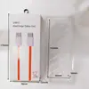 Cable de datos trenzado de un a tres colores en caja con pantalla digital, cable de carga en codo para embalaje, caja blíster, cordón para teléfono móvil, caja de alambre perforado