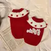 Cachorro Hippie Outono e Inverno Roupas para Cachorro Listradas Faux Mink Suéter Quente Roupas para Gato Cachorro de Porte Pequeno e Médio Roupas para Pet