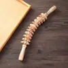 Bastão Massageador Rolo de Madeira Fino para Yoga para o Corpo Inteiro, Cintura, Pescoço, Costas, Ombros, Pernas, Massageador de Madeira para Fitness Meridianos para Uso Doméstico