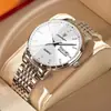 Reloj para Hombre de Marca Suiza con Doble Calendario Resistente al Agua Luminoso de Cuarzo Transmisión en Vivo Dropshipping
