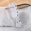 Peine para el pelo con estampado de conejito de dibujos animados lindo, estilo Ins de alto valor, peine pequeño portátil para niñas para llevar, peine para flequillo