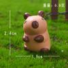 Nuevo Capibara Lindo Micro Paisajismo Jardinería Adornos Pequeños Dibujos Animados DIY Cerdito Pequeño Accesorios de Resina Adornos de Escritorio