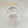 Novo arco de cabelo de pérolas para noiva transfronteiriça atacado moda metal letra BRIDE acessórios de cabelo