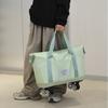 Bolsa de equipaje ligera para distancias cortas con ruedas Bolsa de viaje expandible Separación de seco y húmedo Gran capacidad Bolsa de almacenamiento portátil Venta al por mayor