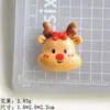 Desenho Animado Boneco de Neve Seguro Natal Artesanal DIY Acessórios de Cabelo de Creme Capa de Celular Adesivo de Geladeira Decoração Pingente Acessórios de Resina