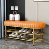 Um Banco para Trocar Sapatos na Entrada, um Simples Sapateira Doméstica com Armazenamento, um Banco para Calçar Sapatos, um Armário de Sapatos, um Banco Econômico para a Sala de Estar ou Dormitório