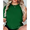 [Camiseta de Algodão Tamanho Europeu] Estilosa de Designer Nicho Cor Lisa Manga Curta Modelagem Tridimensional Perfil Baixo Uso Diário de Alto Padrão