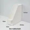 Caixa de Armazenamento de Mesa Suporte para Livros Estilo Ins Simples Desenho Animado Fofo Dormitório de Estudante Organizador de Provas Quadro de Escrita Caixa de Armazenamento