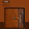 Caixa de Presente A5 com Padrão de Janela, Conjunto com Logo Personalizado, Bloco de Notas para Escritório, Lembrança de Reunião Anual da Empresa