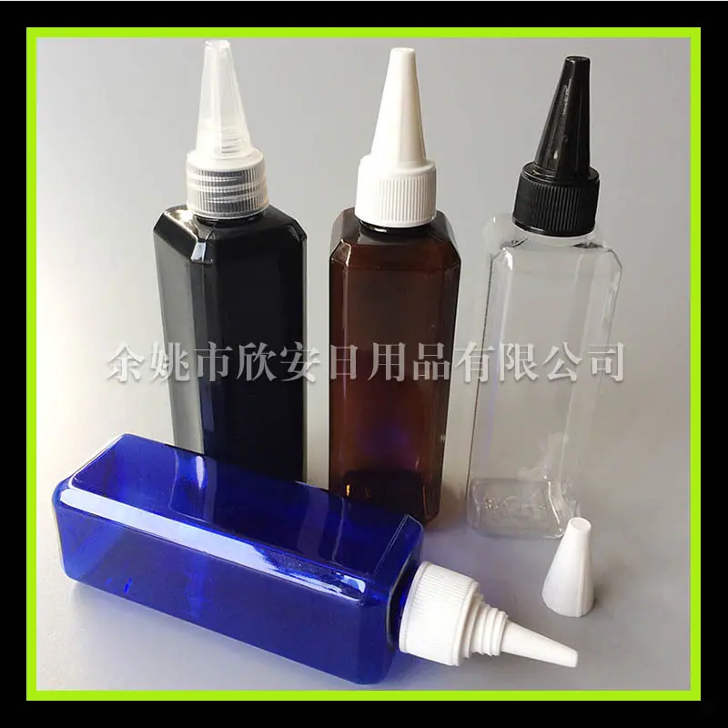100ml 方 瓶 +白 尖 盖