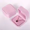 Caja de Joyería de Franela Caja para Colgantes de Collar Caja de Empaque para Joyería Caja de Almacenamiento para Regalos de Joyería Caja para Insignias Broches Clavos de Oreja