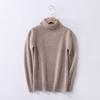 Suéter de cachemira para niños Otoño e Invierno talla mediana y grande cuello alto de cachemira para niños suéter de cachemira para hombres y mujeres igual lana pura tejido camisa interior