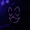 Venta al por mayor del fabricante Máscara Luminosa El Horror Halloween Boca Grande Performance Actuación Danza Accesorios de Miedo Divertidos