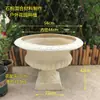 Macetero Columna Grande Estilo Europeo Romano para Exteriores, Columna de Jardín Vintage, Accesorios de Jardín de Patio, Entrada de Villa, Macetero Grande de Pie