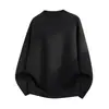 Suéter de talla grande para hombre, capa base, transfronterizo 2026 nuevo de invierno, suéter de punto de cuello redondo estilo coreano para hombre, top de jersey