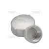 Tapa de tubería de acero inoxidable 304 paso recto DN15-DN100 tapón de rosca interior grado industrial válvula accesorios para caldera