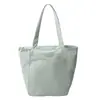 Bolso Tote Casual y Versátil para Mujer, Gran Capacidad, Ligero, Impermeable, Bolso de Mano de Color Sólido para el Trabajo, Bolso de Hombro para Estudiante Universitario