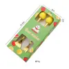 Garfo-colher de frutas de aço inoxidável transfronteiriço duas peças criativo desenho animado garfo-colher colher para misturar café colher-garfo de sobremesa presente
