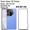 Para Tecno20 Pro5G película templada película protectora de pantalla frontal para teléfono móvil sonido Tecno 20 película mate