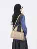 Bolso Tejido Elegante de Gran Capacidad para Mujer, Bolso de Mano Versátil Retro de Alta Gama para el Trabajo y los Viajes Diarios, Bolso Cruzado de un Solo Hombro