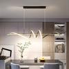 Lámpara de araña de restaurante de estilo nórdico, sencilla, moderna y minimalista, para mesa de comedor, creativa y personalizada, para cocina, bar y bar.