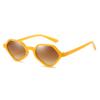 Gafas de Sol Geométricas, Gafas Sencillas Retro Semi-Triangulares Elegantes, Gafas de Sol Hip-Hop de Celebridad de Internet para Mujer