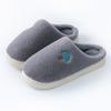 Pantufas de Algodão para Casal Outono/Inverno 2025 para Mulheres, Sapatos de Maternidade Quentes de Pelúcia para Interior para Homens, Pantufas de Chão Espessas para Aquecimento