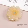 Accesorios de Resina DIY de Dibujos Animados Joyería Galvanizado 6 Flores Pegamento de Crema Pasador Funda de Teléfono Móvil Hebilla de Zapato Llavero Colgante Accesorios